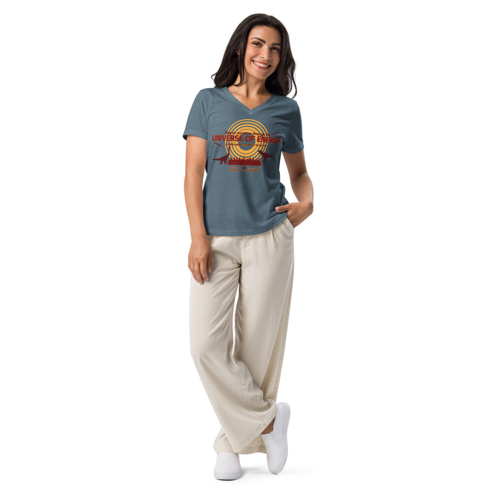UNIVERSE OF ENERGY title Women’s V-neck t-shirt